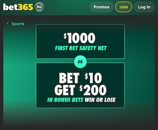 Bet365 sign up bonus
