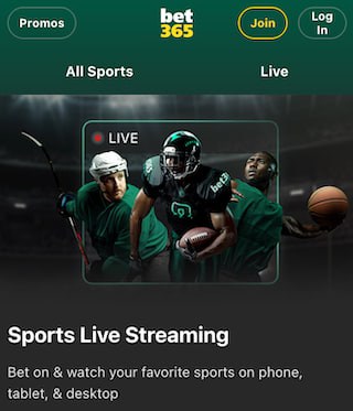 Bet365 Iowa live streaming