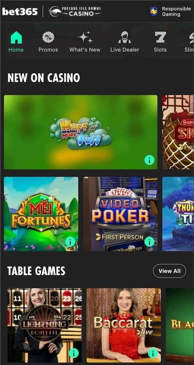 Bet365 PA online casino