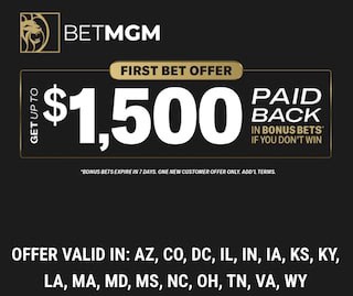 BetMGM nfl promo for the 2025 season