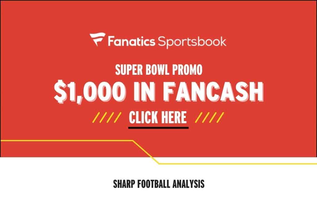Fanatics Sportsbook promo for Super Bowl 2026