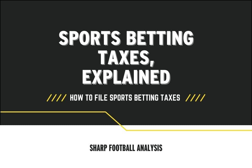 Sports betting taxes guide article featured image