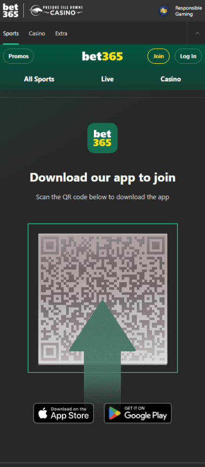 Bet365 PA registration